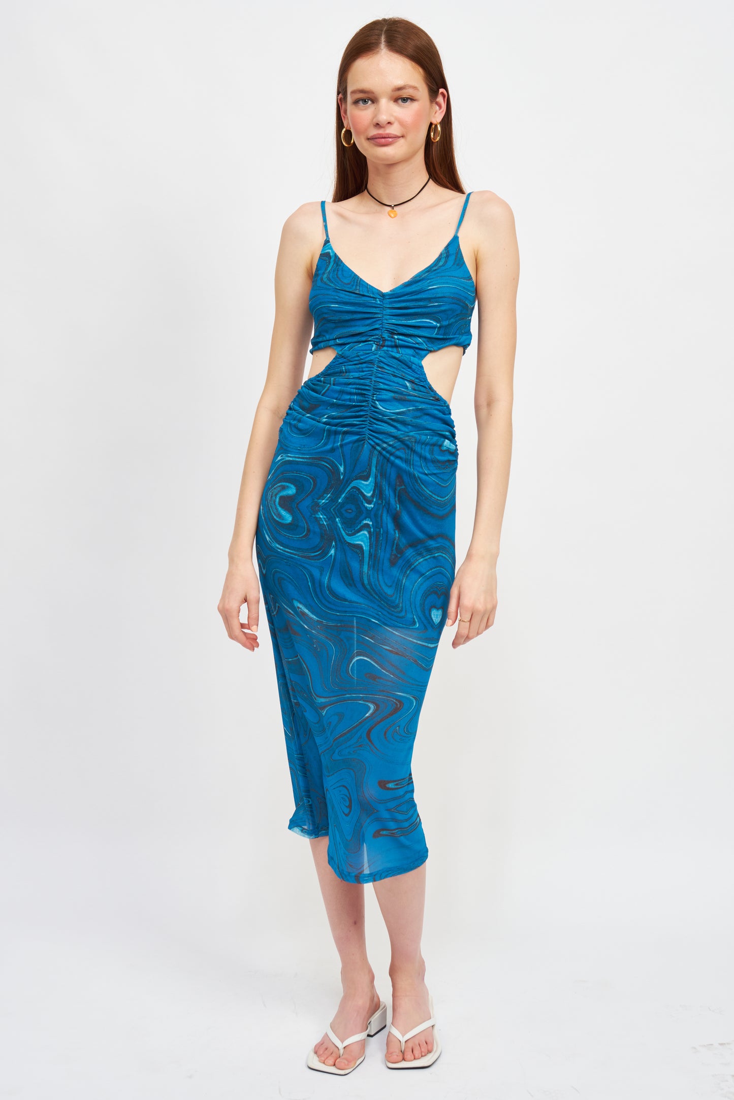 Zuri Mesh Maxi Dress