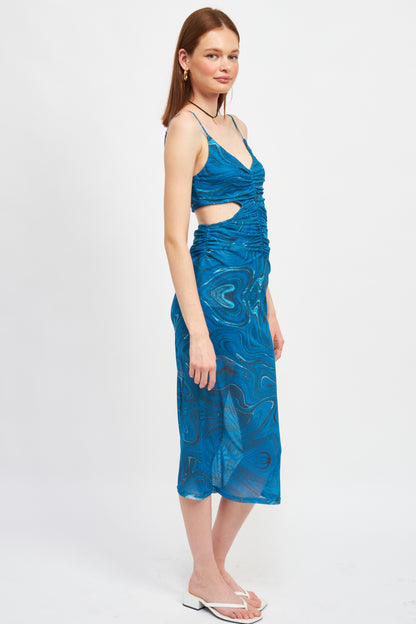 Zuri Mesh Maxi Dress